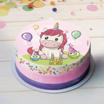 Edible Cake Topper "Magical UNICORN" 20 cm
